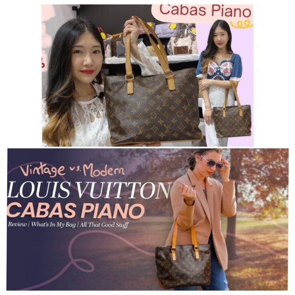 Traded ❤️ Louis Vuitton Monogram Cabas Piano Tote w/ COA and Dust bag - Picture 13 of 16